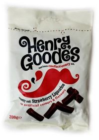 Candyland Henry Goodes Red Soft Liquorice 9 x 200g